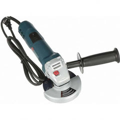 Bosch - 4-1/2" Wheel Diam, 11,000 RPM, Corded Angle & Disc Grinder - 5/8-11 Spindle, 120 Volts, 7.5 Amps - Caliber Tooling