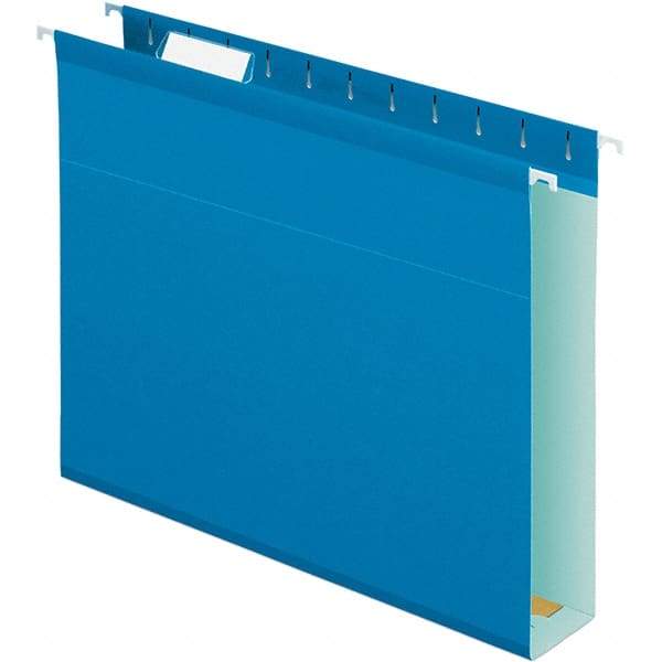 Pendaflex - 8-1/2 x 11", Letter Size, Blue, Hanging File Folder - 11 Point Stock, 1/5 Tab Cut Location - Caliber Tooling