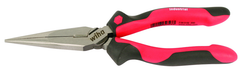 8" SOFTGRIP LONG NOSE PLIERS - Caliber Tooling