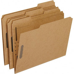 Pendaflex - 8-1/2 x 11", Letter Size, Brown, File Folders with Top Tab - Assorted Tab Cut Location - Caliber Tooling