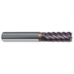 5/16" Dia. - 2-1/2" OAL - 45° Helix Firex Carbide End Mill - 6 FL - Caliber Tooling