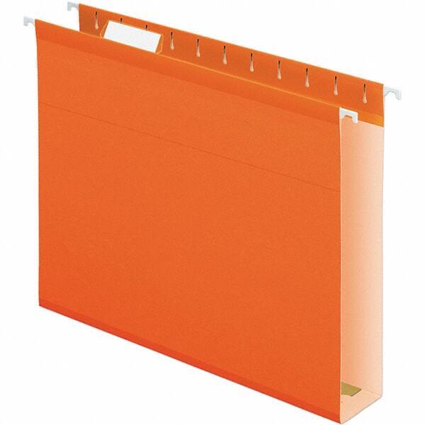 Pendaflex - 8-1/2 x 11", Letter Size, Orange, Hanging File Folder - 11 Point Stock, 1/5 Tab Cut Location - Caliber Tooling