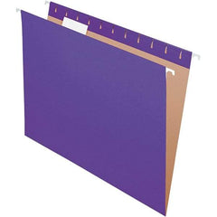 Pendaflex - 8-1/2 x 11", Letter Size, Violet, Hanging File Folder - 11 Point Stock, 1/5 Tab Cut Location - Caliber Tooling