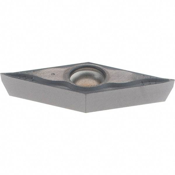 Walter - VCGT330.5 MM4 Grade WSM01 Carbide Turning Insert - TiAlN Finish, 35° Diamond, 3/8" Inscr Circle, 3/16" Thick, 0.008" Corner Radius - Caliber Tooling