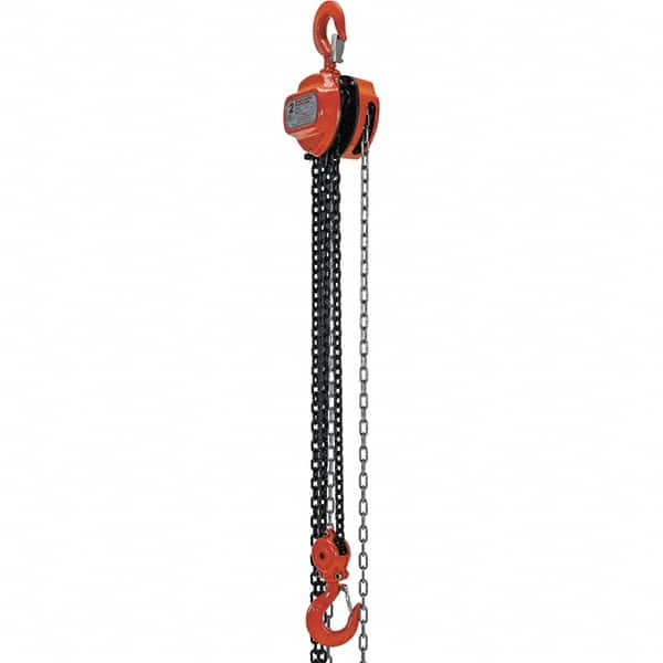 Vestil - 4,000 Lb Lifting Capacity, 10' Lift Height, Hand Hoist - Made from Chain - Caliber Tooling