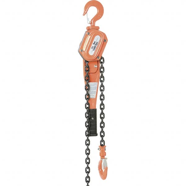 Vestil - 3,000 Lb Lifting Capacity, 5' Lift Height, Lever Hoist - Made from Chain - Caliber Tooling