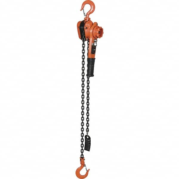 Vestil - 2,000 Lb Lifting Capacity, 5' Lift Height, Lever Hoist - Made from Chain - Caliber Tooling