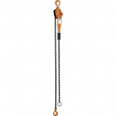 Vestil - 3,000 Lb Lifting Capacity, 10' Lift Height, Lever Hoist - Made from Chain - Caliber Tooling