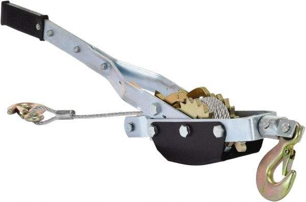 Vestil - 2,000 to 4,000 Lb Lifting Capacity, 10' Lift Height, Puller Hoist - Made from Wire Rope - Caliber Tooling