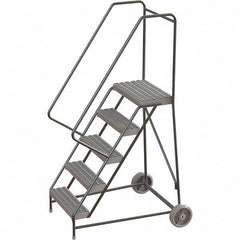 TRI-ARC - Rolling & Wall Mounted Ladders & Platforms Type: Rolling Warehouse Ladder Style: Rolling Safety Ladder - Caliber Tooling