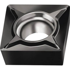 Walter - SCGT32.52 FN2 Grade WNN10 Carbide Turning Insert - Proprietary Finish, 90° Square, 3/8" Inscr Circle, 5/32" Thick, 0.031" Corner Radius - Caliber Tooling