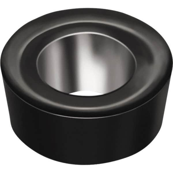 Walter - RCGT10T3M0 MN2 Grade WNN10 Carbide Turning Insert - Proprietary Finish, 0° Round, 10mm Inscr Circle, 5/32" Thick, 0.197" Corner Radius - Caliber Tooling