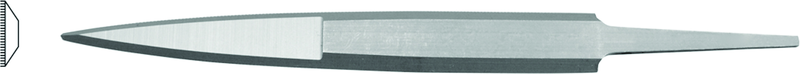 4" Barrette Hot Die File, Cut 00 - Caliber Tooling