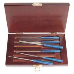 5-1/2" OAL NEEDLE FILE KIT 200G DMD - Caliber Tooling