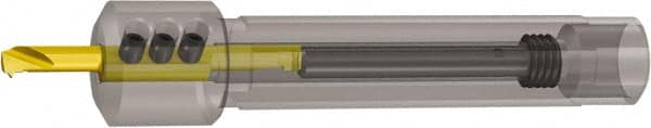 Vargus - Internal Thread, Neutral Cut, 3/4" Shank Width x 3/4" Shank Height Indexable Threading Toolholder - 3.74" OAL, 4.0SIR Insert Compatibility, SMC Toolholder, Series Micro - Caliber Tooling