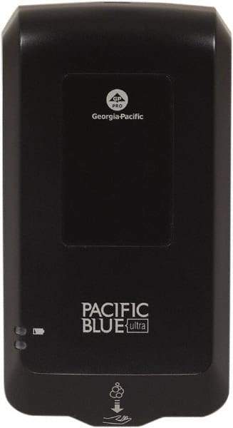 Georgia Pacific - 1000 to 1200 mL Foam Hand Sanitizer Dispenser - Automatic Operation, Plastic, Wall Mounted, Black - Caliber Tooling