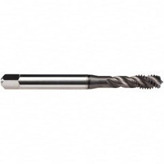 Emuge - 5/16-24 UNF 4 Flute BT Bottoming Spiral Flute Tap - High Speed Steel, GLT-1 Finish, 3.543" OAL, Right Hand Flute, Right Hand Thread, Series Enorm Z/E - Caliber Tooling