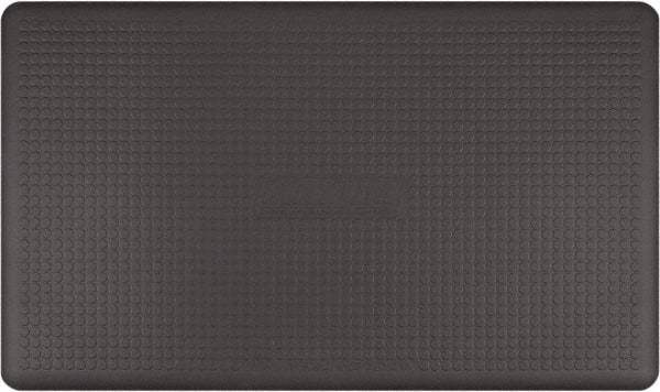 Smart Step - 5' Long x 3' Wide, Dry Environment, Anti-Fatigue Matting - Gray, Urethane with Urethane Sponge Base, Beveled on 3 Sides - Caliber Tooling