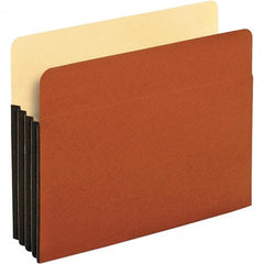 Pendaflex - 11-3/4 x 9-1/2", Letter Size, Brown, Expansion Folders - Straight Tab Cut Location - Caliber Tooling