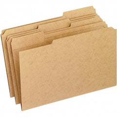 Pendaflex - 15-1/4 x 10", Legal, Brown, File Folders with Top Tab - 11 Point Stock, Assorted Tab Cut Location - Caliber Tooling