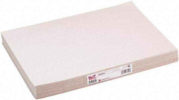 Pacon - 18" Long x 12" Wide Sheets of White Newsprint Paper - 30 Lb Paper Weight, 500 Sheets - Caliber Tooling