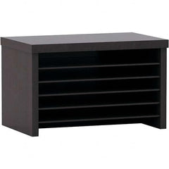 ALERA - Desktop File Organizers Type: Book Shelf Color: Espresso - Caliber Tooling