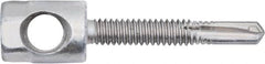 Powers Fasteners - 3/8" Zinc-Plated Steel Horizontal (Cross Drilled) Mount Threaded Rod Anchor - 1/4" Diam x 1" Long, Hex Head, 2,570 Lb Ultimate Pullout, For Use with Steel - Caliber Tooling