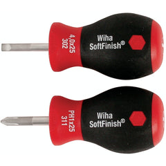 2 PC SOFTFINISH STUBBY SLOTTED/PHLP - Caliber Tooling