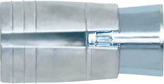 Powers Fasteners - 1/4" Diam, 3/8" Drill, 7/8" OAL, Drop-In Concrete Anchor - 304, Zamac 7 Zinc/Stainless Steel, Flange Head, Hammer Drive, 3/8" Thread Length - Caliber Tooling