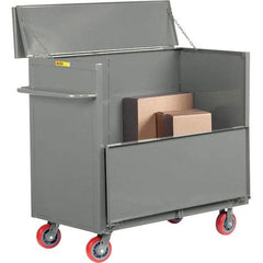 Little Giant - 3,600 Lb Capacity, 1 Shelf, Security Cart - 48" Long x 24" Wide x 47" High - Caliber Tooling