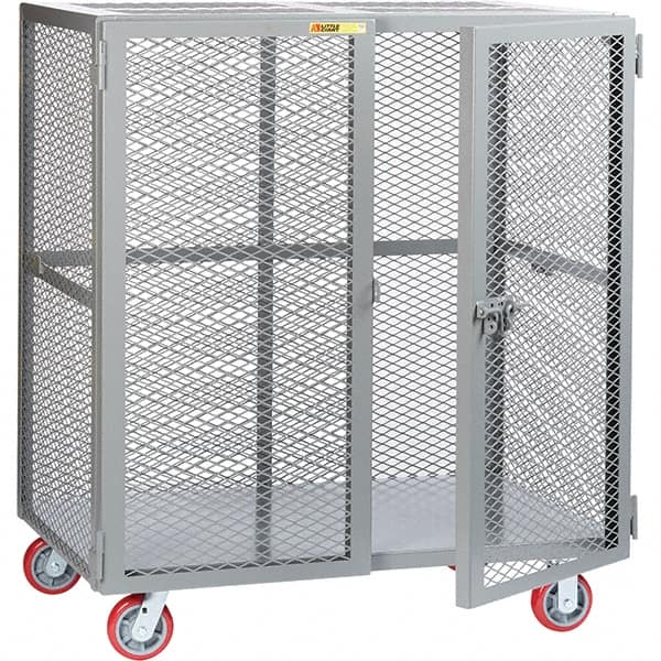 Little Giant - 1 Shelf Mobile Storage Cabinet - Steel, 61" Wide x 33" Deep x 57" High - Caliber Tooling