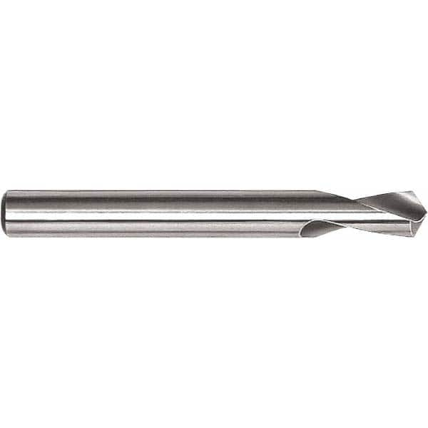 Magafor - 1/4" Body Diam, 120°, 5-1/2" OAL, High Speed Steel Spotting Drill - Caliber Tooling