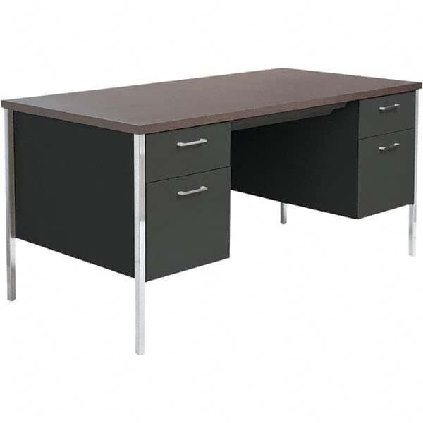 ALERA - Office Desks Type: Double Pedestal Center Draw: Yes - Caliber Tooling