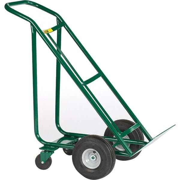 Little Giant - 800 Lb Capacity 47" OAH Hand Truck - Continuous Handle, Steel, Pneumatic Wheels - Caliber Tooling