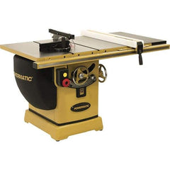 Jet - 10" Blade Diam, 5/8" Arbor Diam, 3 Phase Table Saw - 5 hp, 230/460 Volt, 11-1/4" Cutting Depth - Caliber Tooling