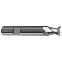 10mm Dia. - 66mm OAL - 45° Helix Bright Carbide End Mill - 2 FL - Caliber Tooling