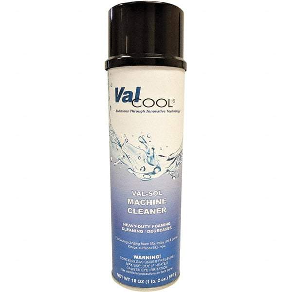 ValCool - 20 oz Can Cleaner/Degreaser - Aerosol, Water-Based, Unscented - Caliber Tooling