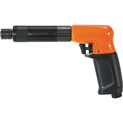 Cleco - 1/4" Bit Holder, 2,800 RPM, Pistol Grip Handle Air Screwdriver - 0.3 to 1.6 Ft/Lb Torque, 1/4" Inlet, 11 CFM - Caliber Tooling