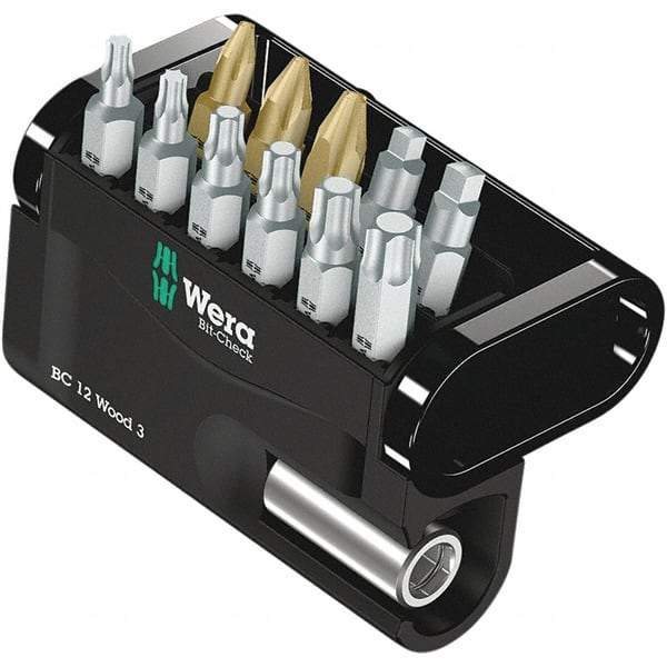 Wera - Screwdriver Bit Sets Type: Bit Set Drive Size: 1/4 (Inch) - Caliber Tooling