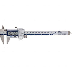 Mitutoyo - 0 to 6" Range 0.01mm Resolution, Electronic Caliper - Steel with 40mm Steel Jaws, 0.001" Accuracy, SPC Output - Caliber Tooling