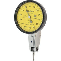 Mitutoyo - Dial Test Indicators Maximum Measurement (mm): 0.14 Dial Graduation (mm): 0.0010 - Caliber Tooling