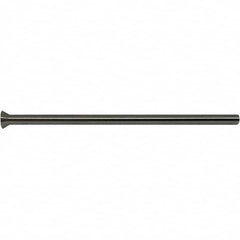 Gibraltar - 0.069" Pin Diam, 1/8" Head Diam x 0.0869" Head Height, 2-1/2" OAL, Conical Pin - High Speed Steel - Caliber Tooling