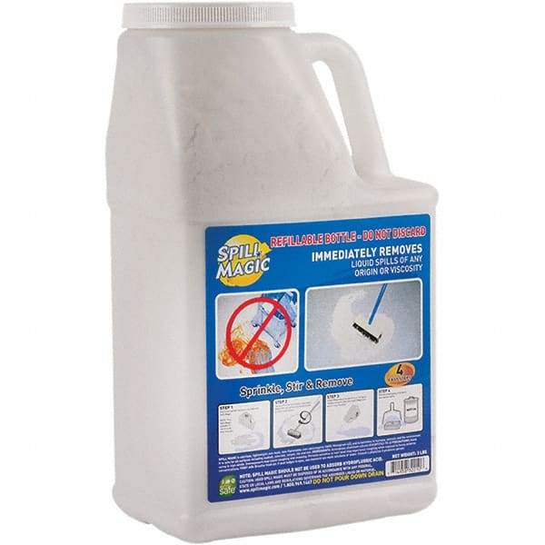 Spill Magic - 3 Lb Bottle Perlite Granular Absorbent - Spill Containment - Caliber Tooling