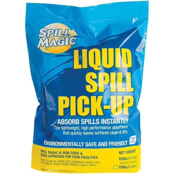 Spill Magic - 10 Lb Bag Perlite Granular Absorbent - Spill Containment - Caliber Tooling