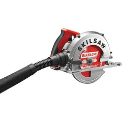 Skilsaw - 15 Amps, 7-1/4" Blade Diam, 5,300 RPM, Electric Circular Saw - 120 Volts, 10' Cord Length, 5/8" Arbor Hole, Left Blade - Caliber Tooling