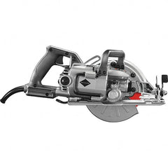 Skilsaw - 15 Amps, 7-1/4" Blade Diam, 5,300 RPM, Electric Circular Saw - 120 Volts, 8' Cord Length, 7/8" Arbor Hole, Left Blade - Caliber Tooling