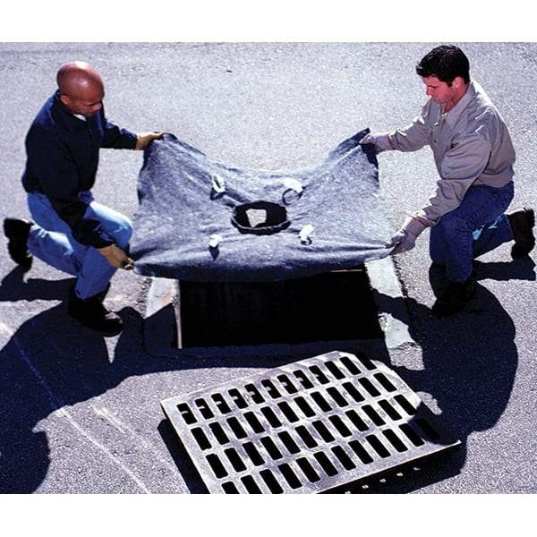 UltraTech - 4' Long x 3' Wide, Ultra X-TEX Drain Guard - Black, Use for Stormwater/Construction Compliance - Caliber Tooling