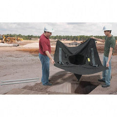 UltraTech - 5' Long x 5' Wide, Nonwoven Polypropylene Geotextile Drain Guard - Black, Use for Stormwater/Construction Compliance - Caliber Tooling