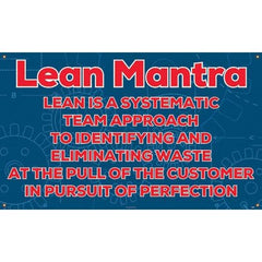 NMC - Banners Message Type: Safety Reinforcement & Motivational Legend: Lean Mantra - Caliber Tooling