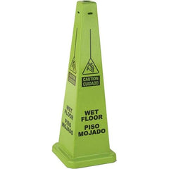 PRO-SAFE - Cone & A Frame Floor Signs Shape: Cone Type: Restroom, Janitorial & Housekeeping - Caliber Tooling